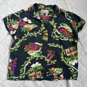 Patagonia Pataloha | Vintage Hawaiian Shirt Aloha Shirt Women's Hale'iwa Size 10